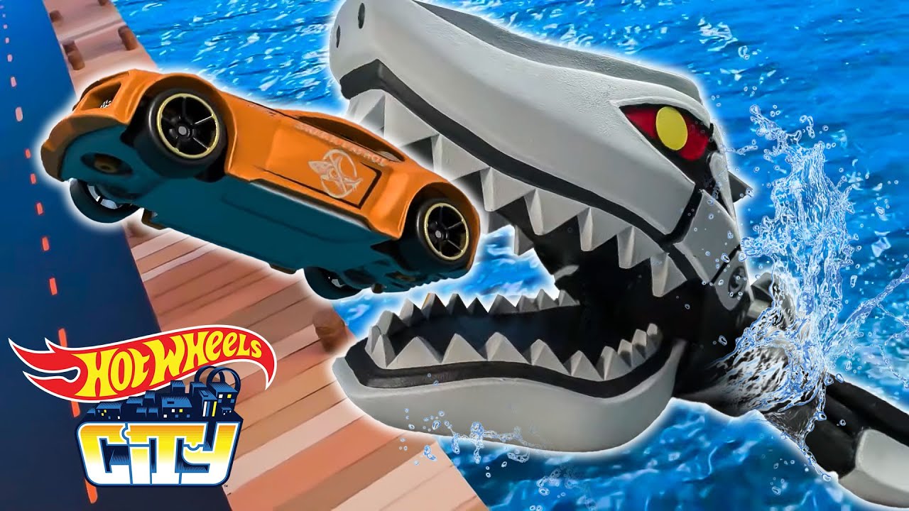 Cidade Hot Wheels Sob Ataque As Aventuras Tubar Es Mais Picas De Hot Wheels Desenhos E Cia