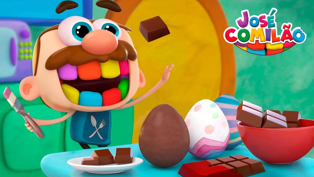 Desenho Infantil Totoy – Historinha do José Comilão fazendo Ovinhos de ...