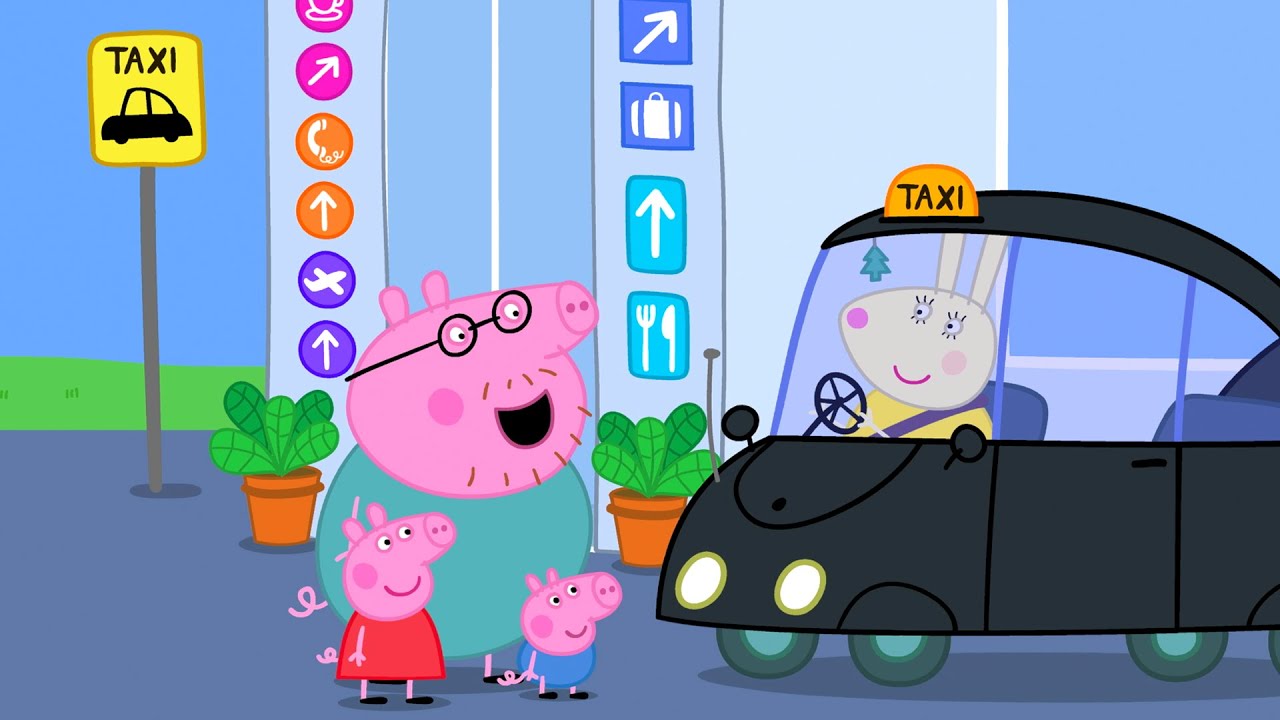 Texi Rabbit Serviço de táxi da Srta. Rabbit | Peppa Pig Português Brasil Episódios ...