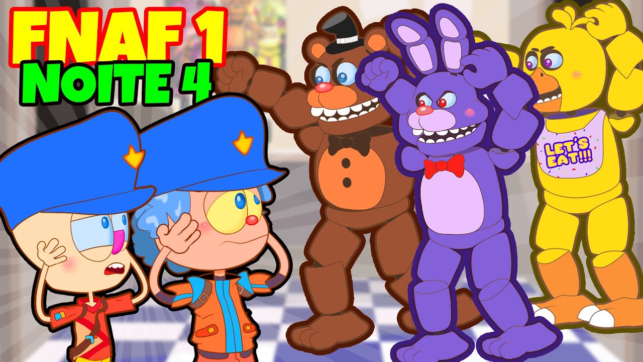 Mongo e Drongo JOVENS em FIVE NIGHTS AT FREDDY'S Noite 4 em Desenho ...