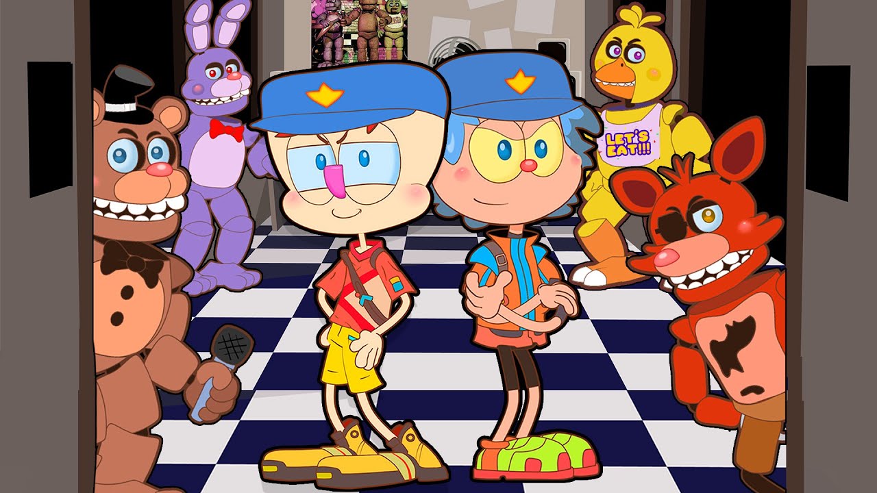 Mongo e Drongo JOVENS em Five Nights at Freddy's – Noite 1 de FNAF 1 ...