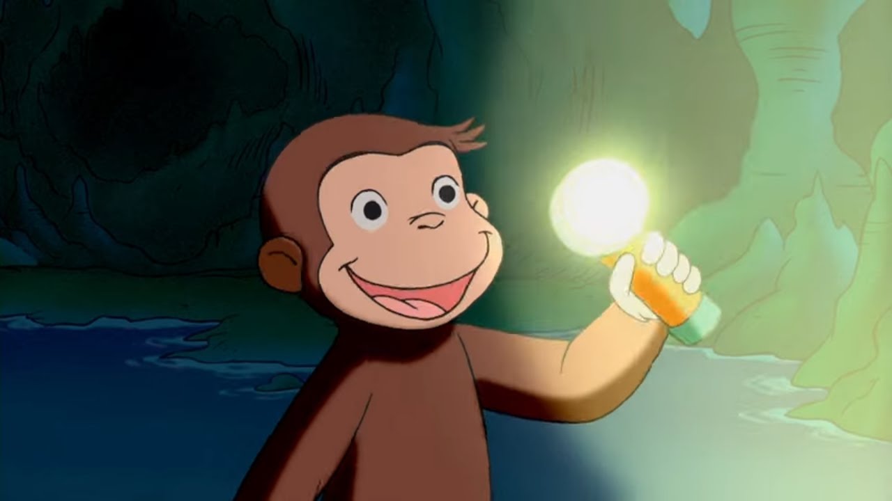 George, o Curioso | George encontra uma caverna | Desenhos Animados em ...