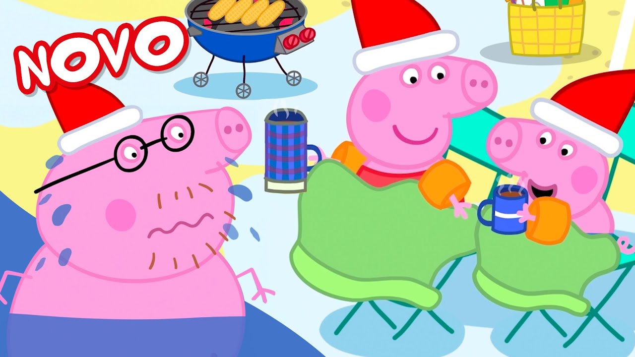 Peppa Pig Português Brasil | Nadar na manhã de Natal! | NOVO Contos da ...