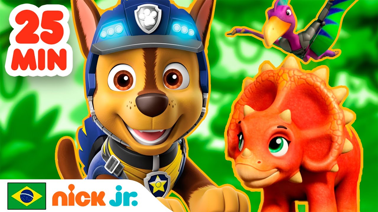 Patrulha Canina 30 Minutos Dos Melhores Resgates De Dinossauros