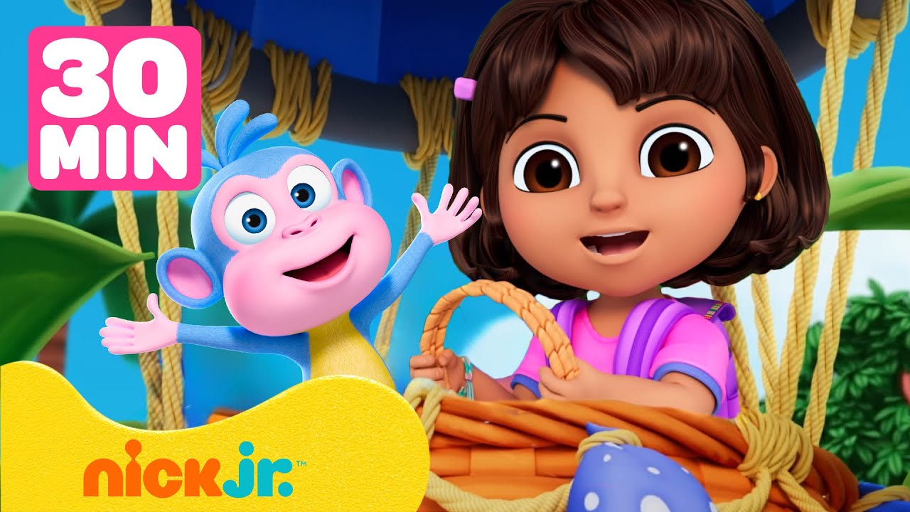 Dora | 30 MINUTOS de Aventuras Cheias de Ação com a Dora! #2 | Nick Jr ...