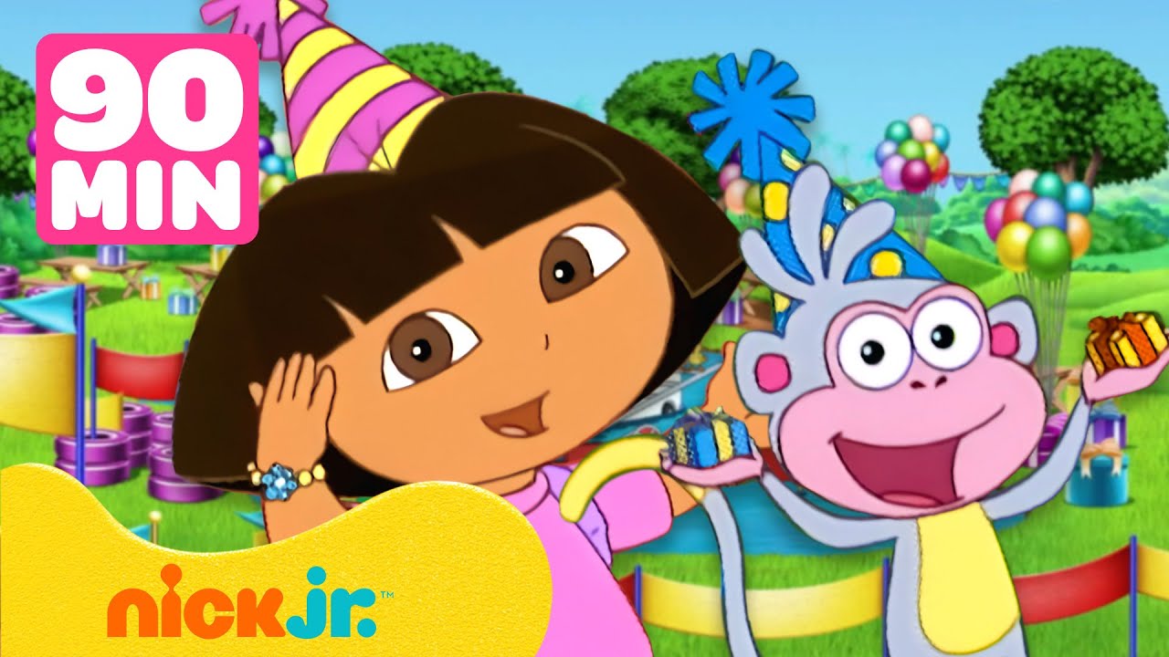 Dora the Explorer | Maratona de Festas com Dora & Botas! | Nick Jr. em ...