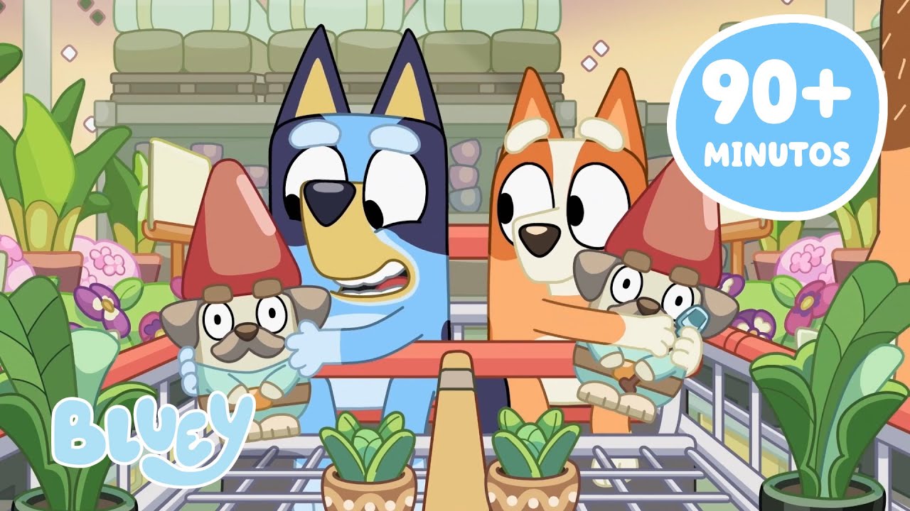 🔴AO VIVO: Momentos Encantadores de Bluey com a Família 💙 | Bluey ...