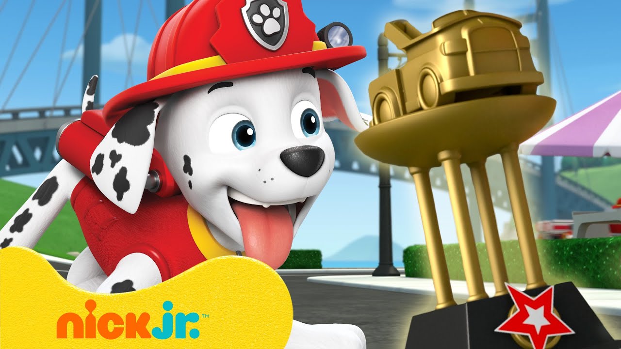 Patrulha Canina Marshall Ganha Uma Corrida De Bombeiros 10 Minutos 