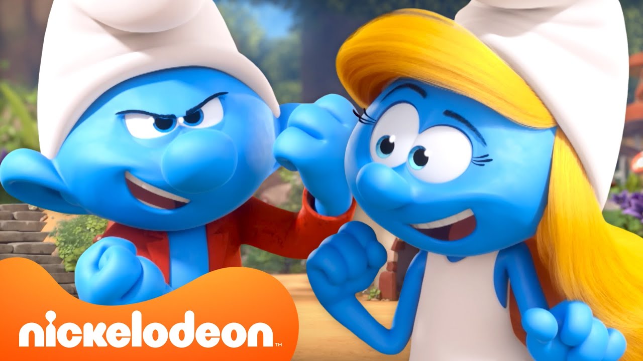 Os Smurfs | 30 MINUTOS de parcerias dos Smurfs! 💪 | Nickelodeon em ...