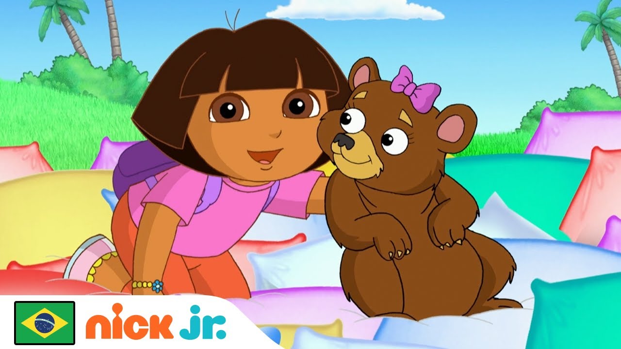 Dora the Explorer | Dora Resgata um Ursinho Sonolento | Nick Jr. em ...