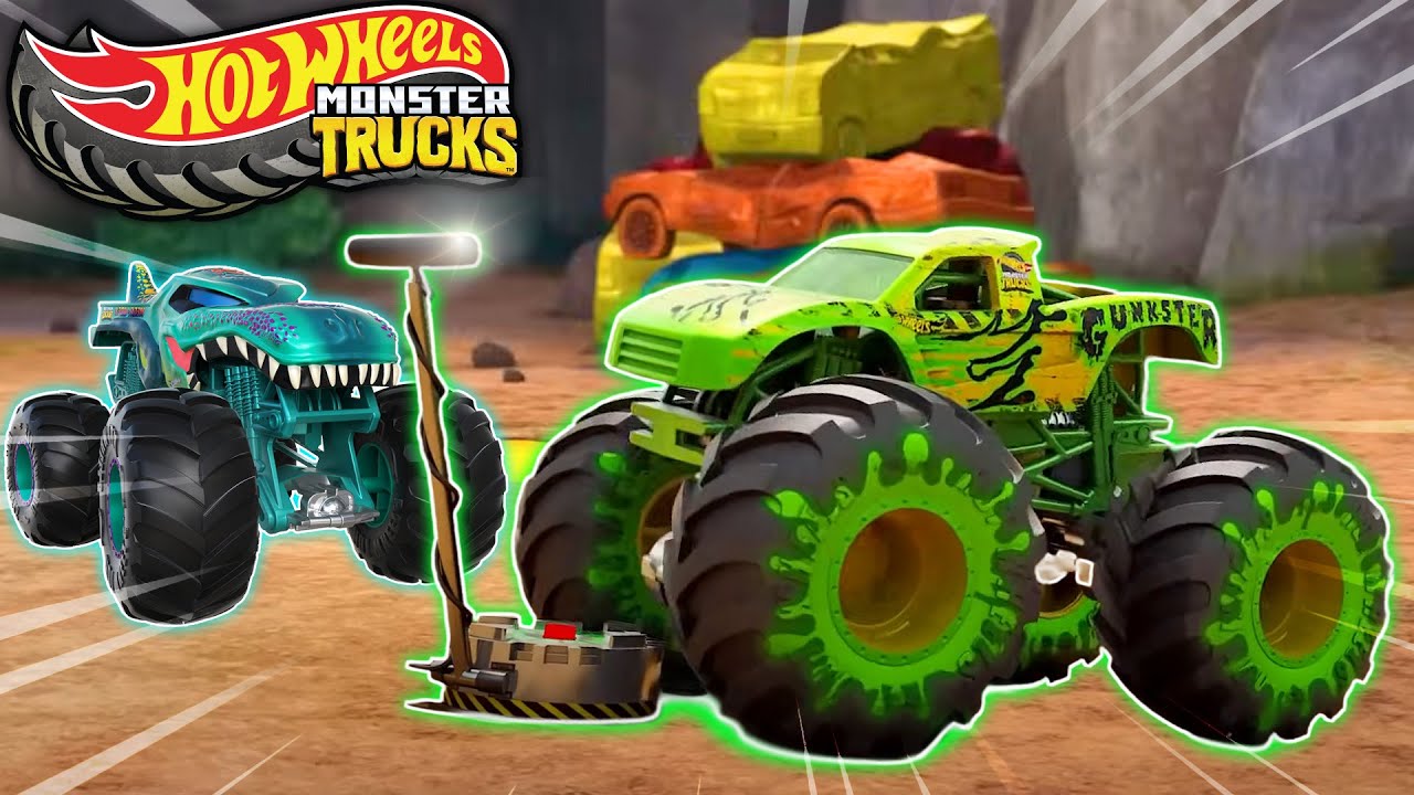 Hot Wheels Monster Trucks Dão Tudo de Si! | Hot Wheels | Desenhos e CIA
