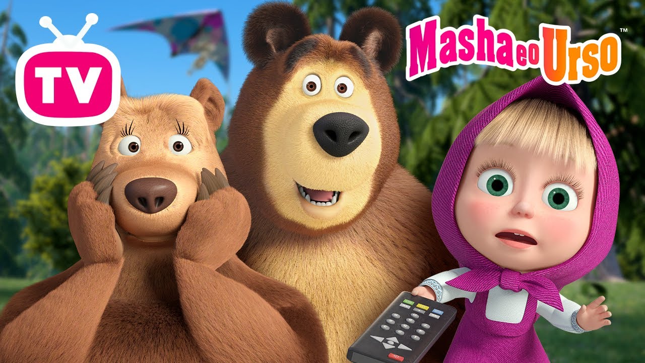 Masha e o Urso 👱‍♀️🐻 🎥 Vamos Assistir Todos Juntos 🍿👨‍👩‍👧 Coleção de ...